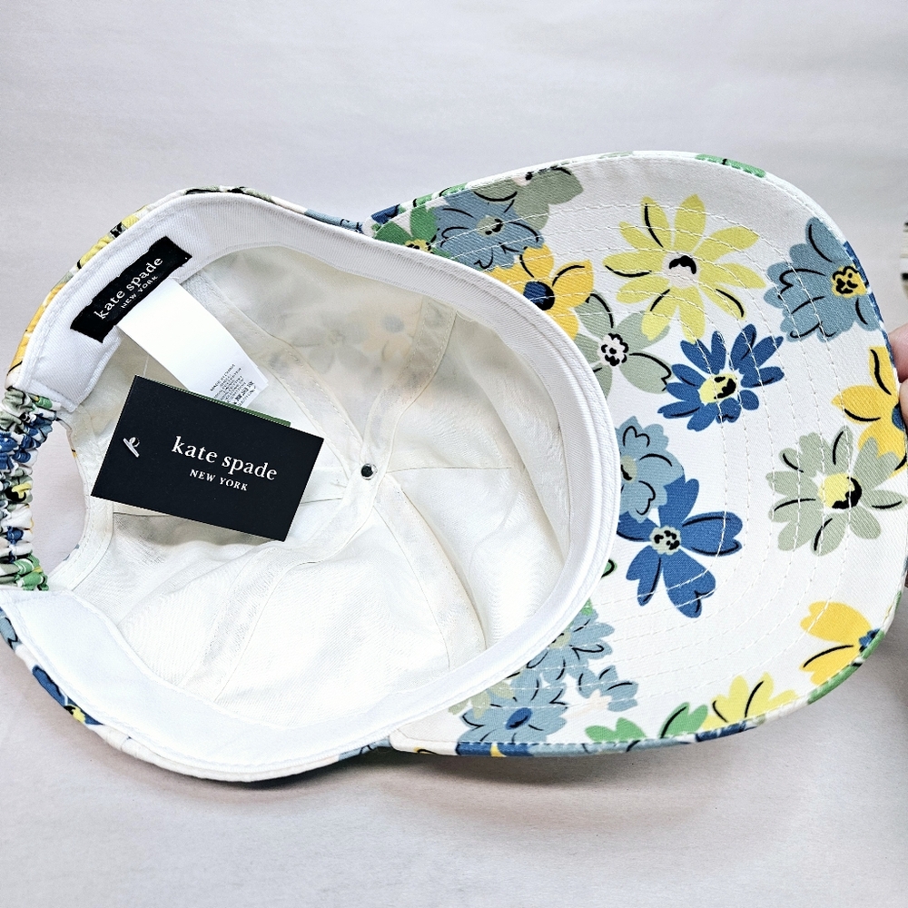 NWT Kate Spade French Cream Floral Cap - Picture 5 of 15